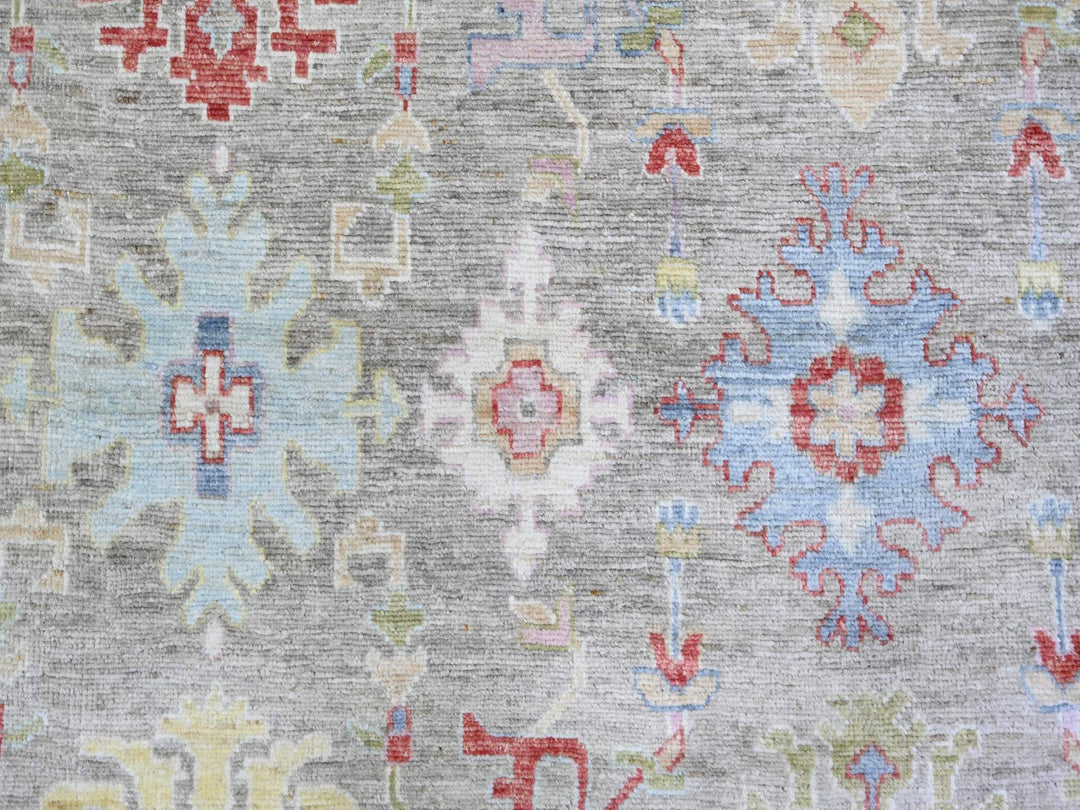 8'1" x 10'8" New Hand Knotted Brown Wool Rectangle Oriental Rug - MOA10273188
