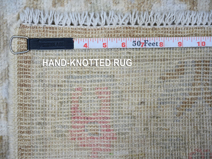 2'9" x 19'0" New Hand Knotted Brown Wool Runner Oriental Rug - MOA10273305