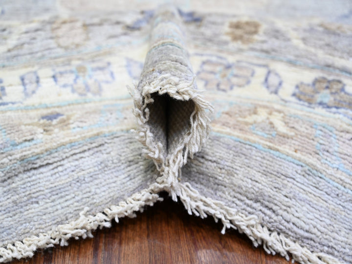 12'0" x 15'6" New Hand Knotted Grey Wool Rectangle Oriental Rug - MOA10273447