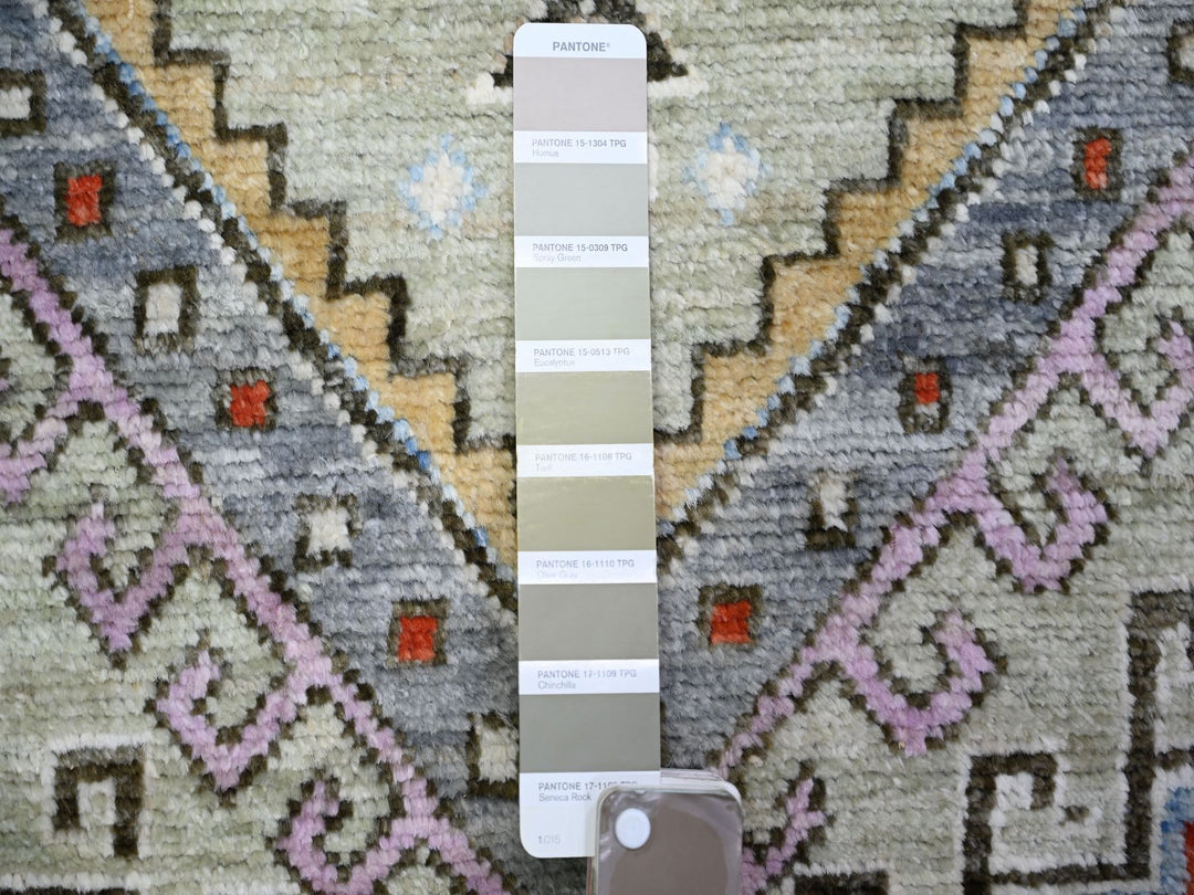 3'0" x 10'0" New Hand Knotted Brown Wool Runner Oriental Rug - MOA10273536