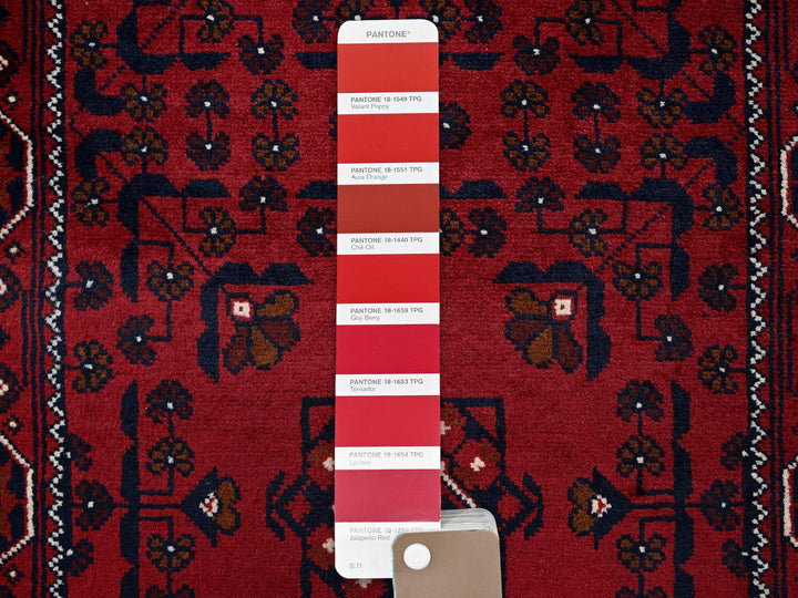 2'3" x 5'0" New Hand Knotted Red Wool Runner Oriental Rug - MOA102737