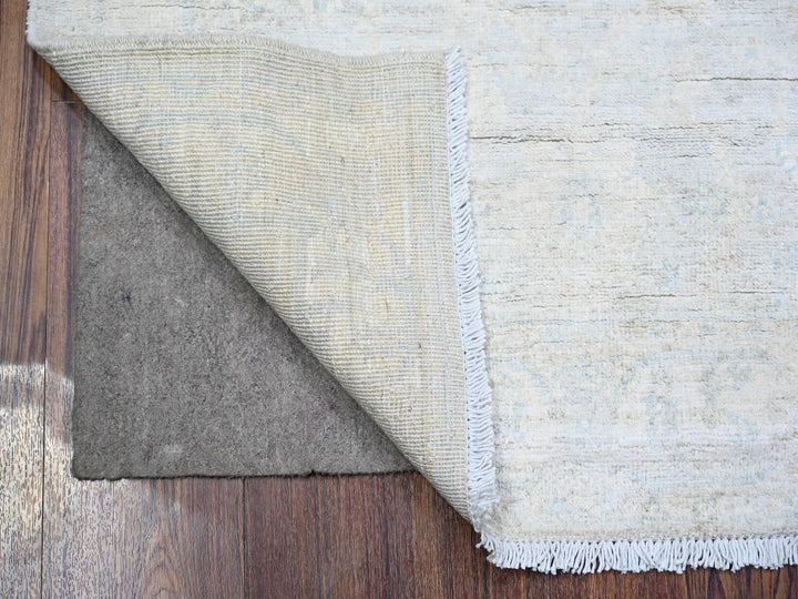 3'0" x 4'9" New Hand Knotted Ivory Wool Rectangle Oriental Rug - MOA10273823