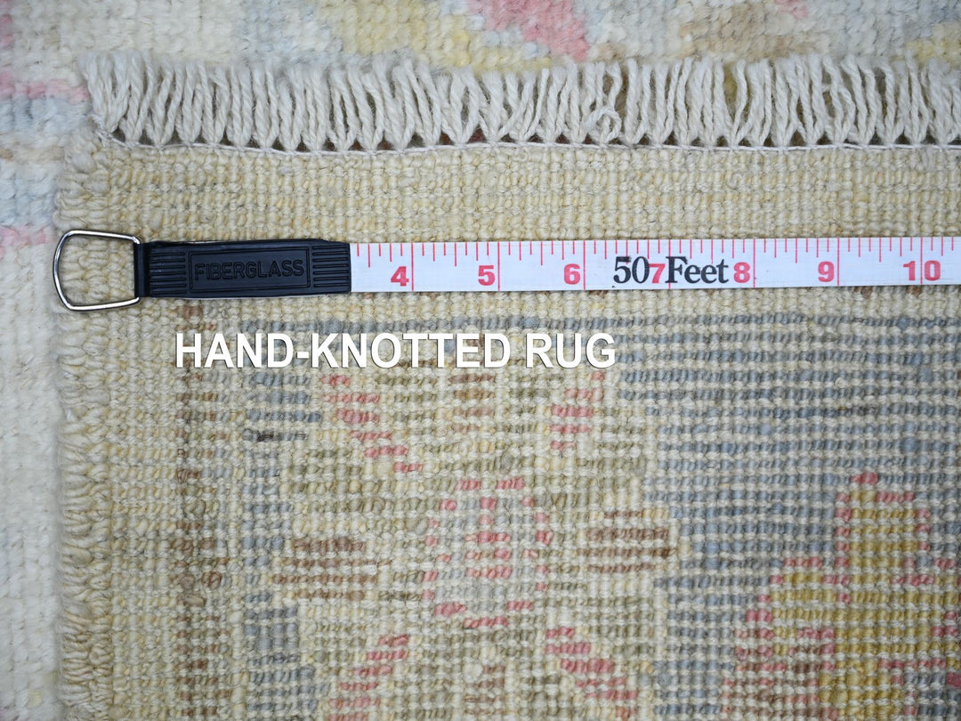 2'10" x 16'0" New Hand Knotted Beige Wool Runner Oriental Rug - MOA10273854