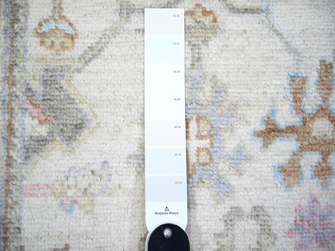 2'9" x 15'10" New Hand Knotted Beige Wool Runner Oriental Rug - MOA10273860