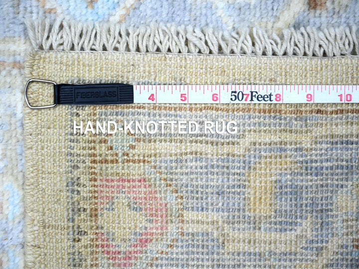 2'9" x 15'10" New Hand Knotted Beige Wool Runner Oriental Rug - MOA10273860
