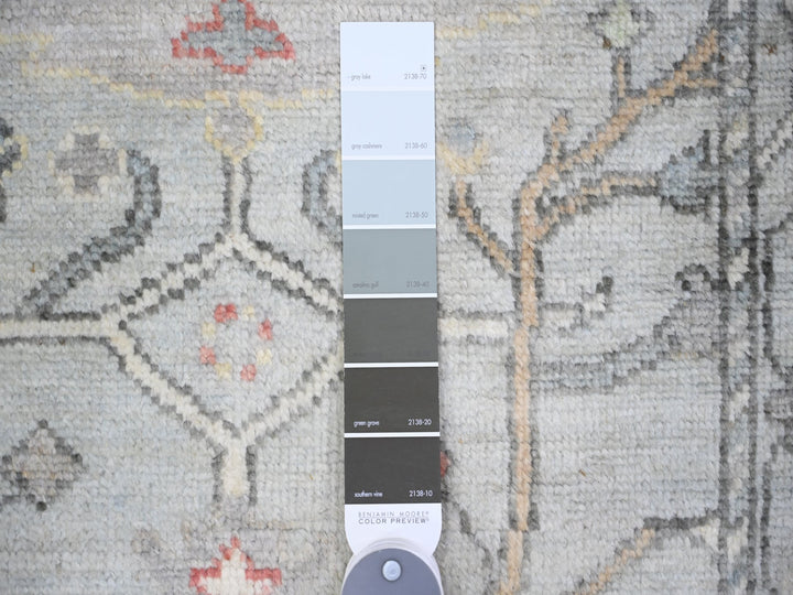 3'0" x 9'5" New Hand Knotted Blue Wool Runner Oriental Rug - MOA10273869
