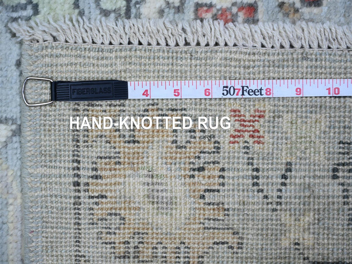 3'0" x 9'5" New Hand Knotted Blue Wool Runner Oriental Rug - MOA10273869
