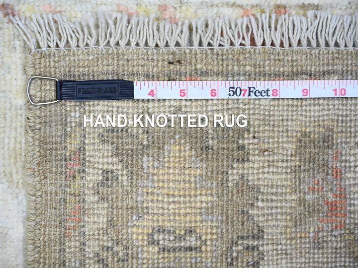 3'0" x 16'0" New Hand Knotted Green Wool Runner Oriental Rug - MOA10273993