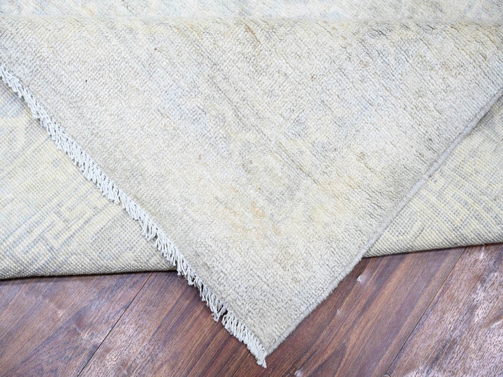 12'0" x 14'3" New Hand Knotted Blue Wool Rectangle Oriental Rug - MOA10274177