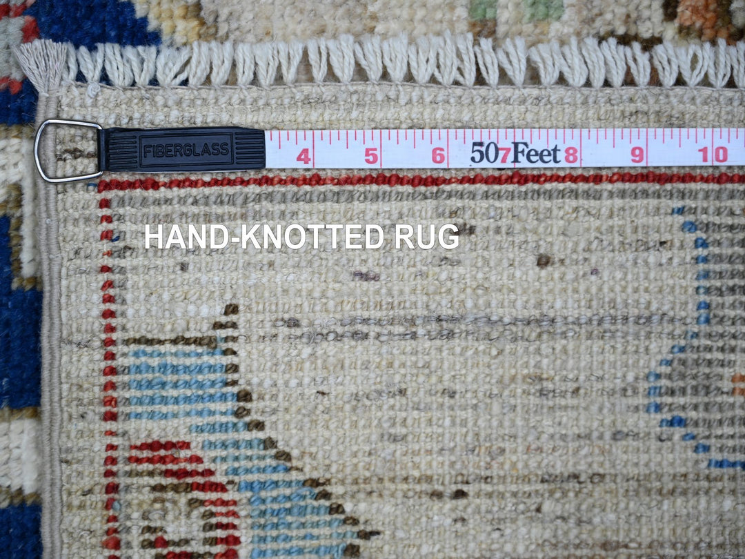 3'0" x 10'0" New Hand Knotted Brown Wool Runner Oriental Rug - MOA10274224