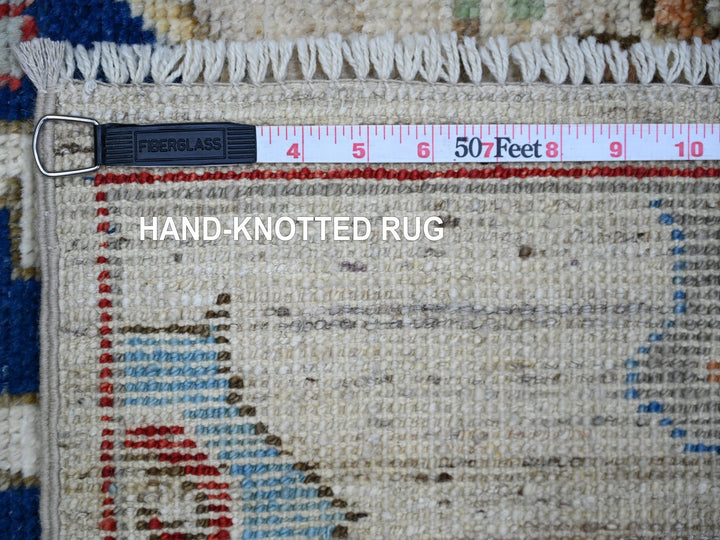 3'0" x 10'0" New Hand Knotted Brown Wool Runner Oriental Rug - MOA10274224