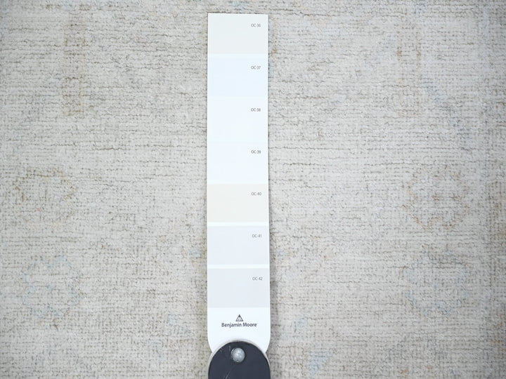 2'5" x 9'5" New Hand Knotted Ivory Wool Runner Oriental Rug - MOA10274471