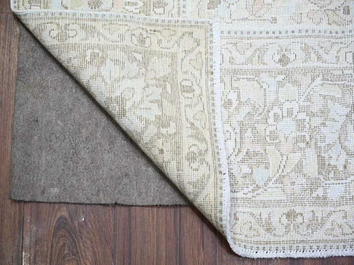 7'8" x 10'6" Vintage Hand Knotted Overdyed Wool Rectangle Oriental Rug - MOA10274477
