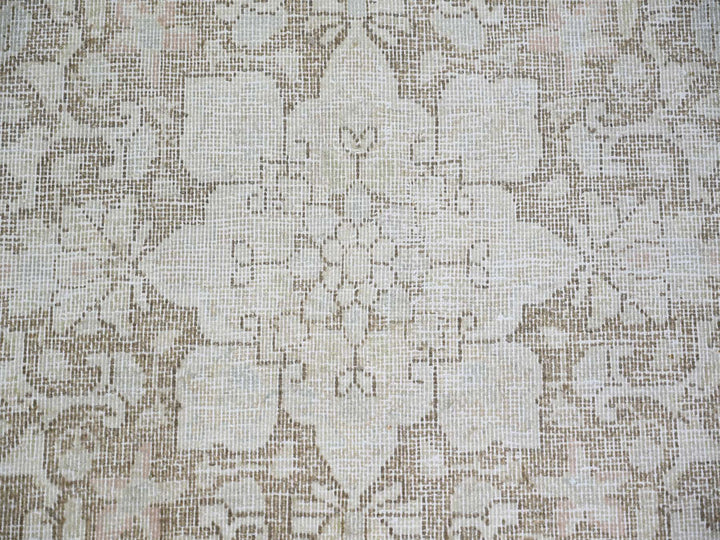 7'8" x 10'6" Vintage Hand Knotted Overdyed Wool Rectangle Oriental Rug - MOA10274477