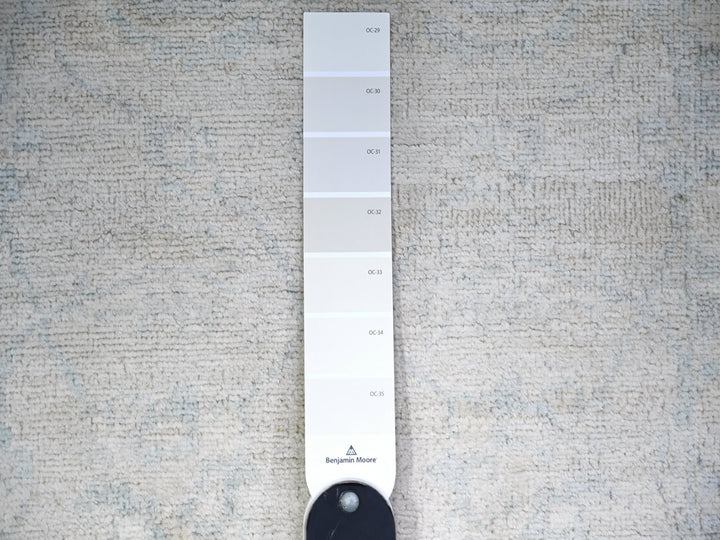 2'5" x 9'6" New Hand Knotted Ivory Wool Runner Oriental Rug - MOA10274509