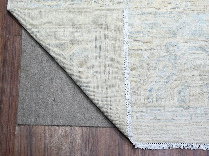 10'0" x 14'4" New Hand Knotted Grey Wool Rectangle Oriental Rug - MOA10274668