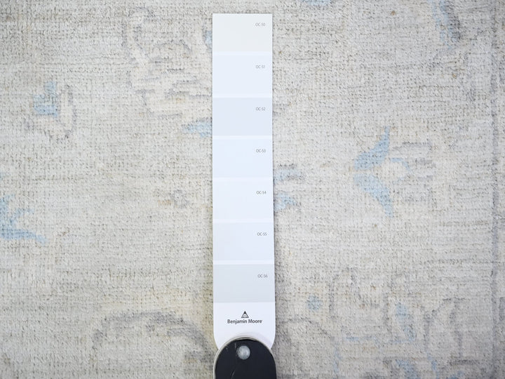 2'8" x 12'2" New Hand Knotted Grey Wool Runner Oriental Rug - MOA10274778