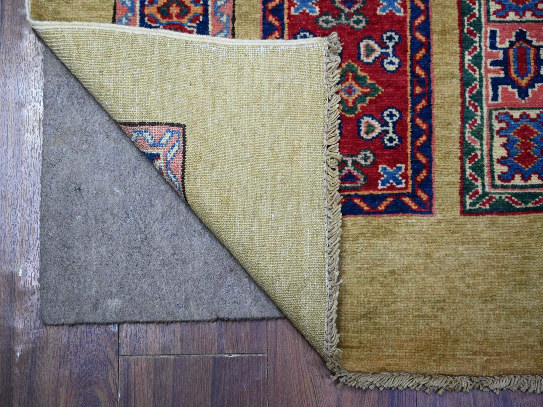 5'11" x 8'6" New Hand Knotted Brown Wool Rectangle Oriental Rug - MOA10274833