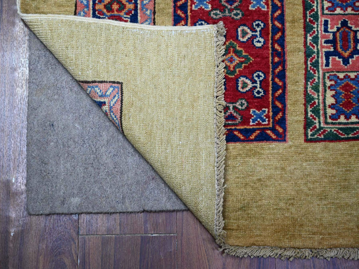 5'11" x 8'6" New Hand Knotted Brown Wool Rectangle Oriental Rug - MOA10274833