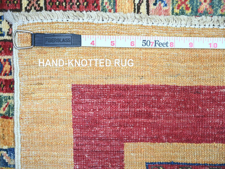 4'10" x 6'3" New Hand Knotted Brown Wool Rectangle Oriental Rug - MOA10274841