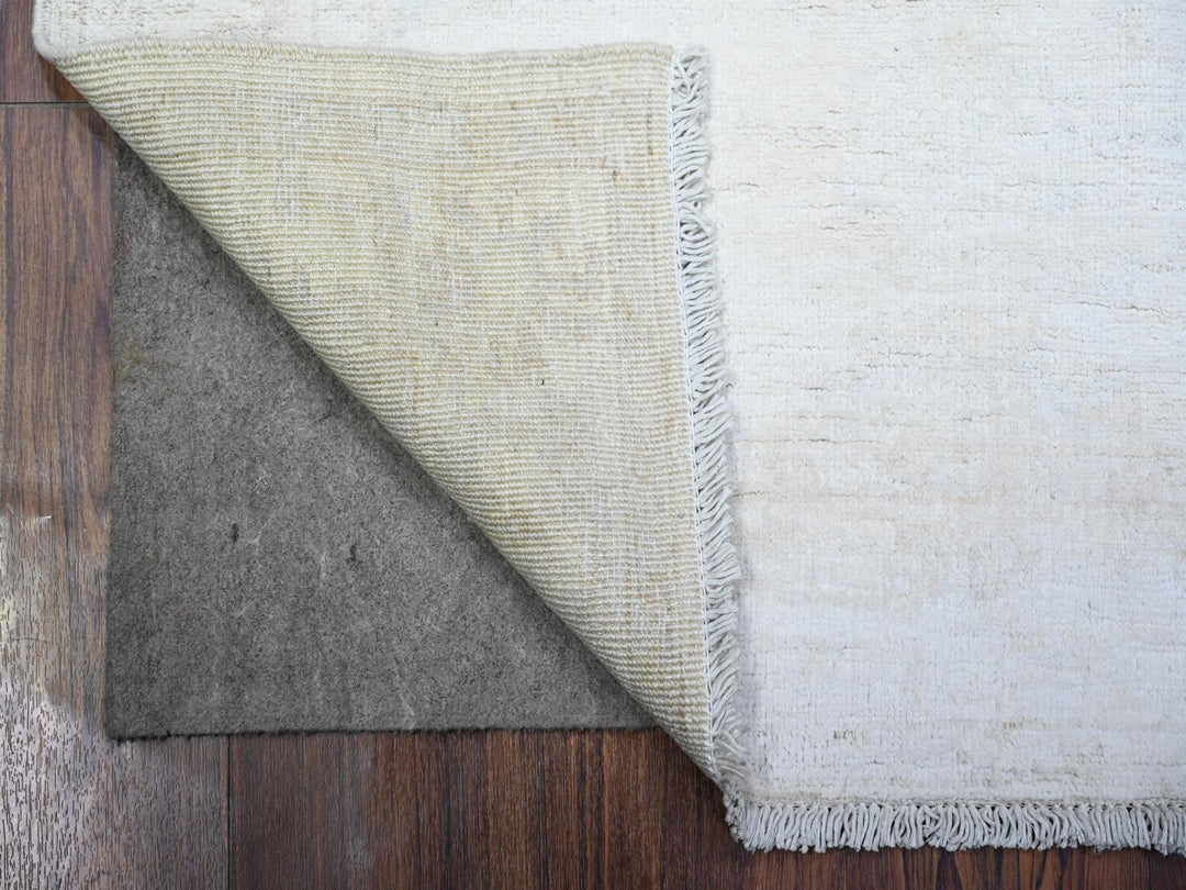 3'0" x 4'9" New Hand Knotted Ivory Wool Rectangle Oriental Rug - MOA10274871