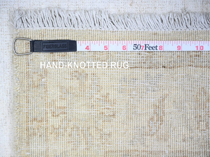 3'0" x 4'9" New Hand Knotted Ivory Wool Rectangle Oriental Rug - MOA10274871