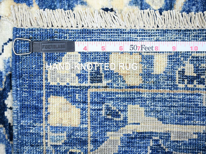 3'0" x 4'9" New Hand Knotted Blue Wool Rectangle Oriental Rug - MOA10274965