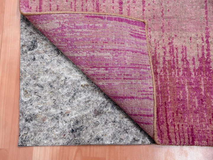 2'0" x 3'2" New Hand Knotted Pink Wool Rectangle Oriental Rug - MOA10275023