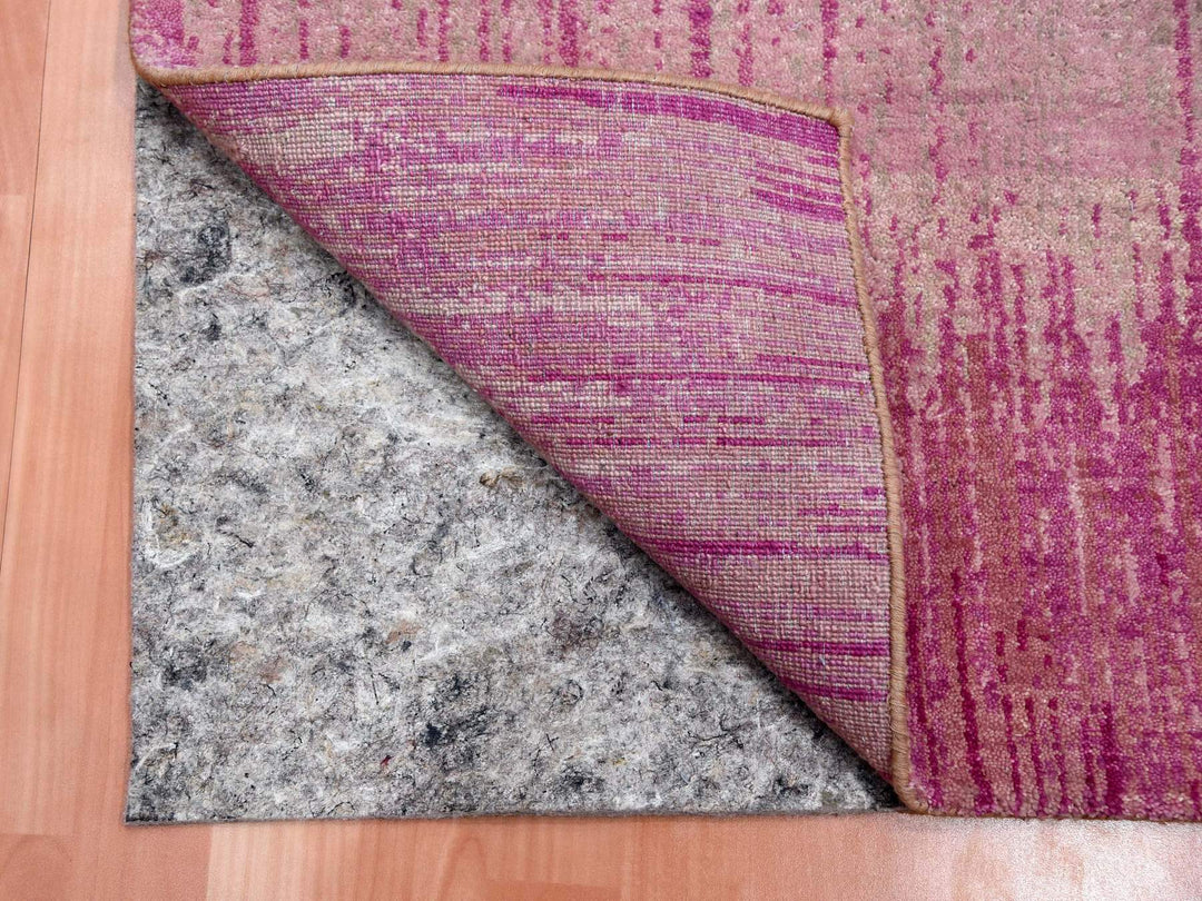 2'0" x 3'2" New Hand Knotted Pink Wool Rectangle Oriental Rug - MOA10275024