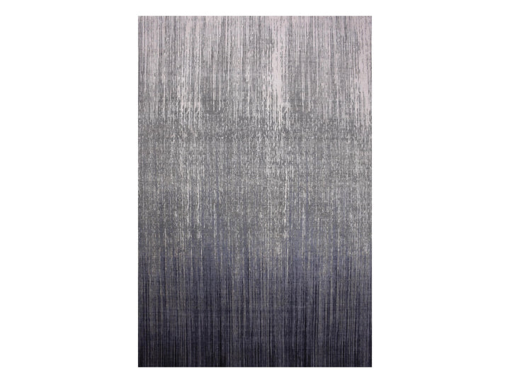 14'0" x 18'1" New Hand Knotted Grey Wool Rectangle Oriental Rug - MOA10275150