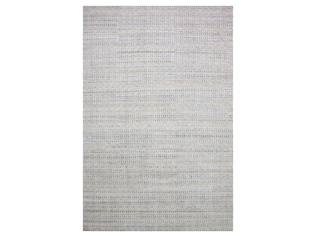 14'0" x 20'4" New Hand Knotted Grey Wool & Silk Rectangle Oriental Rug - MOA10275173