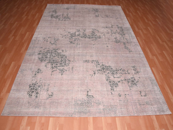 8'9" x 12'2" New Hand Knotted Pink Silk Rectangle Oriental Rug - MOA10275180