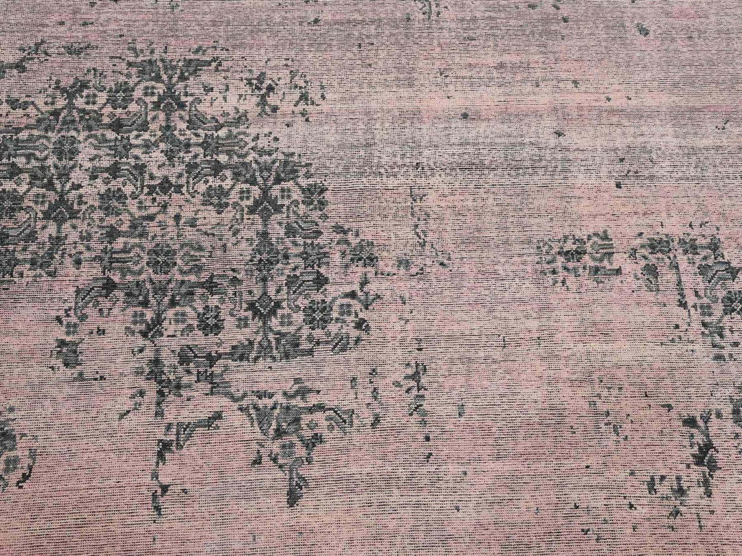 8'9" x 12'2" New Hand Knotted Pink Silk Rectangle Oriental Rug - MOA10275180