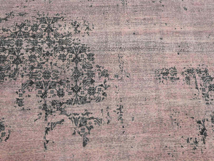 8'9" x 12'2" New Hand Knotted Pink Silk Rectangle Oriental Rug - MOA10275180
