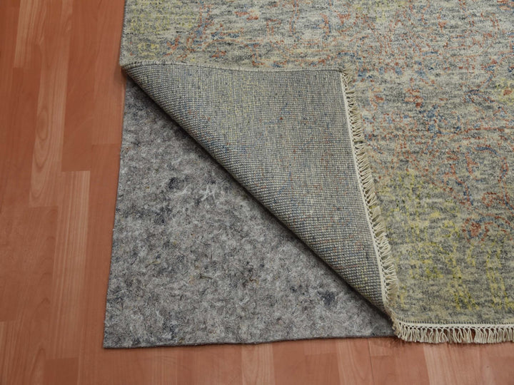 8'10" x 12'0" New Hand Knotted Multicolored Wool Rectangle Oriental Rug - MOA10275189