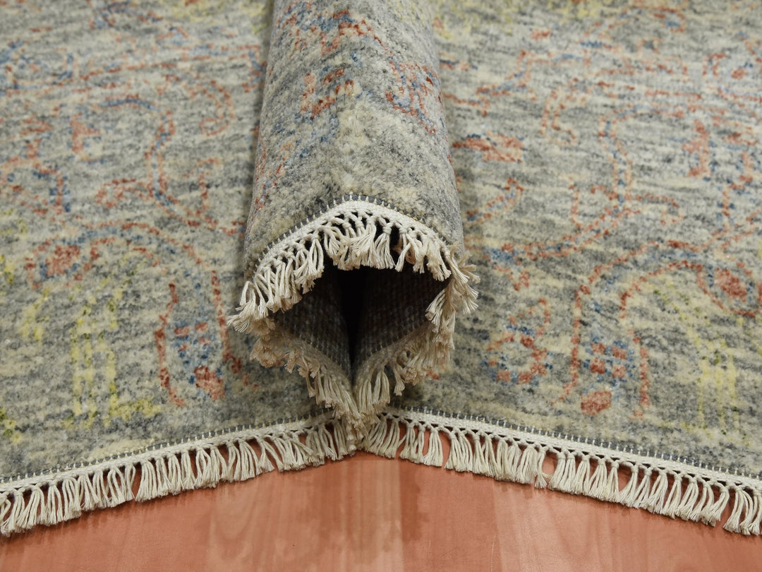 8'10" x 12'0" New Hand Knotted Multicolored Wool Rectangle Oriental Rug - MOA10275189
