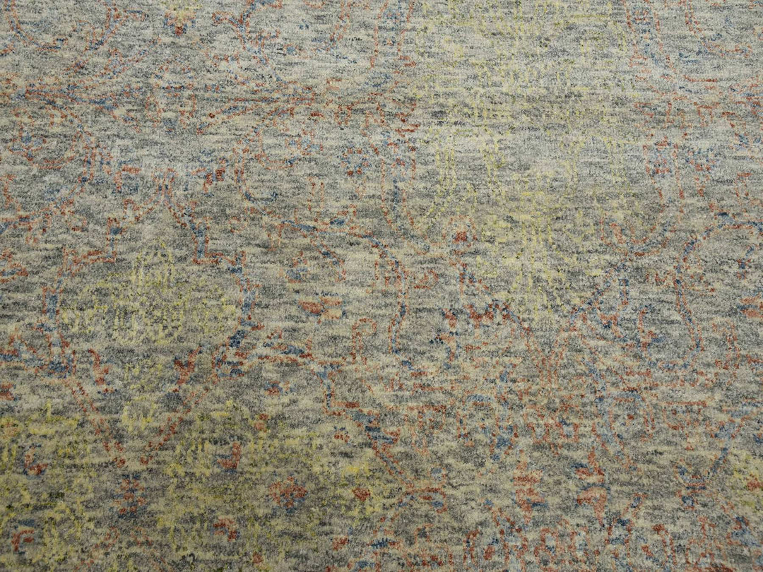8'10" x 12'0" New Hand Knotted Multicolored Wool Rectangle Oriental Rug - MOA10275189