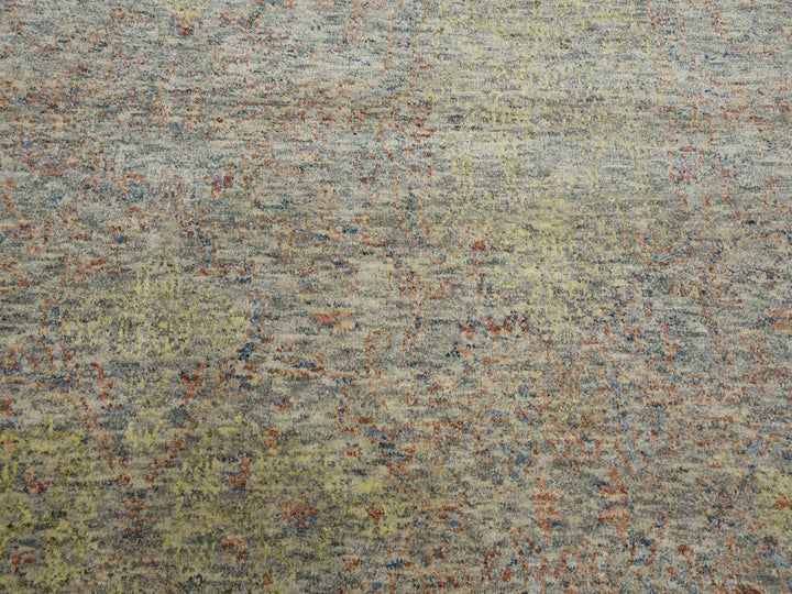 8'10" x 12'0" New Hand Knotted Multicolored Wool Rectangle Oriental Rug - MOA10275189