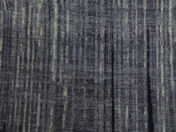 10'1" x 14'2" New Hand Knotted Grey Wool Rectangle Oriental Rug - MOA10275252