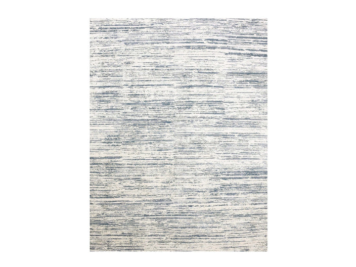 8'9" x 11'8" New Hand Knotted Ivory Wool & Silk Rectangle Oriental Rug - MOA10275255