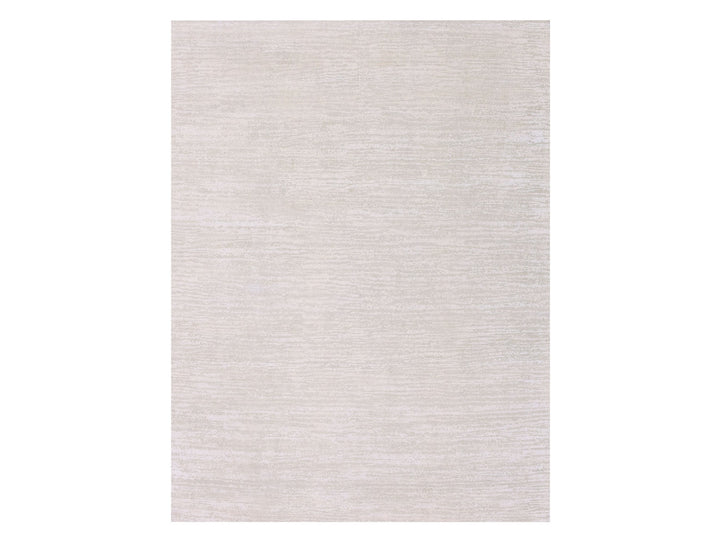 8'10" x 11'10" New Hand Knotted Ivory Wool & Silk Rectangle Oriental Rug - MOA10275298