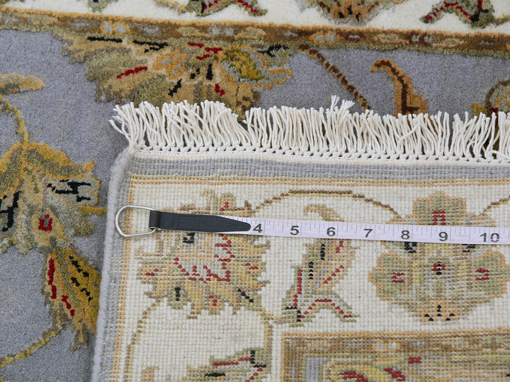 2'7" x 18'8" New Hand Knotted Blue Wool Runner Oriental Rug - MOA10275365