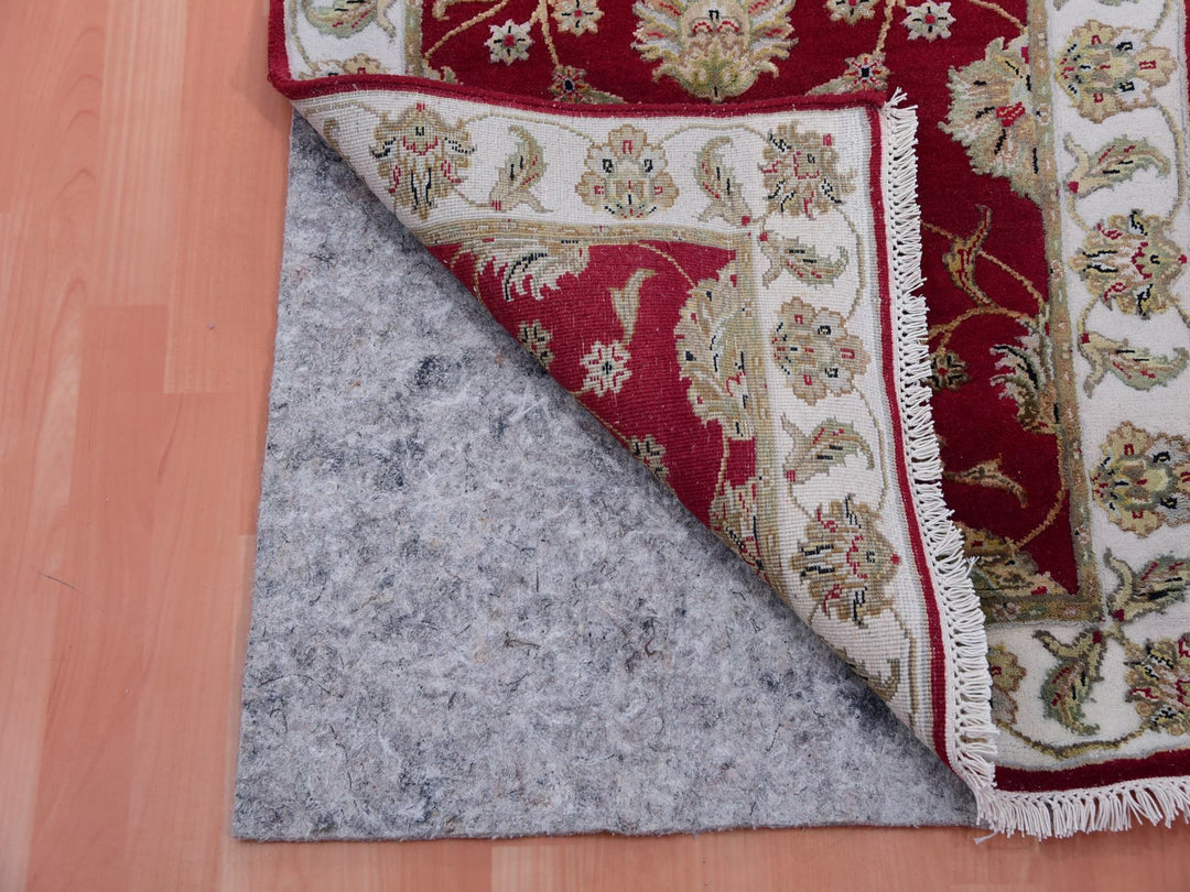 2'8" x 21'0" New Hand Knotted Red Wool Runner Oriental Rug - MOA10275373