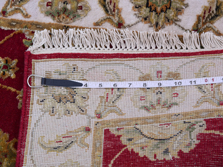 2'7" x 16'4" New Hand Knotted Red Wool Runner Oriental Rug - MOA10275375