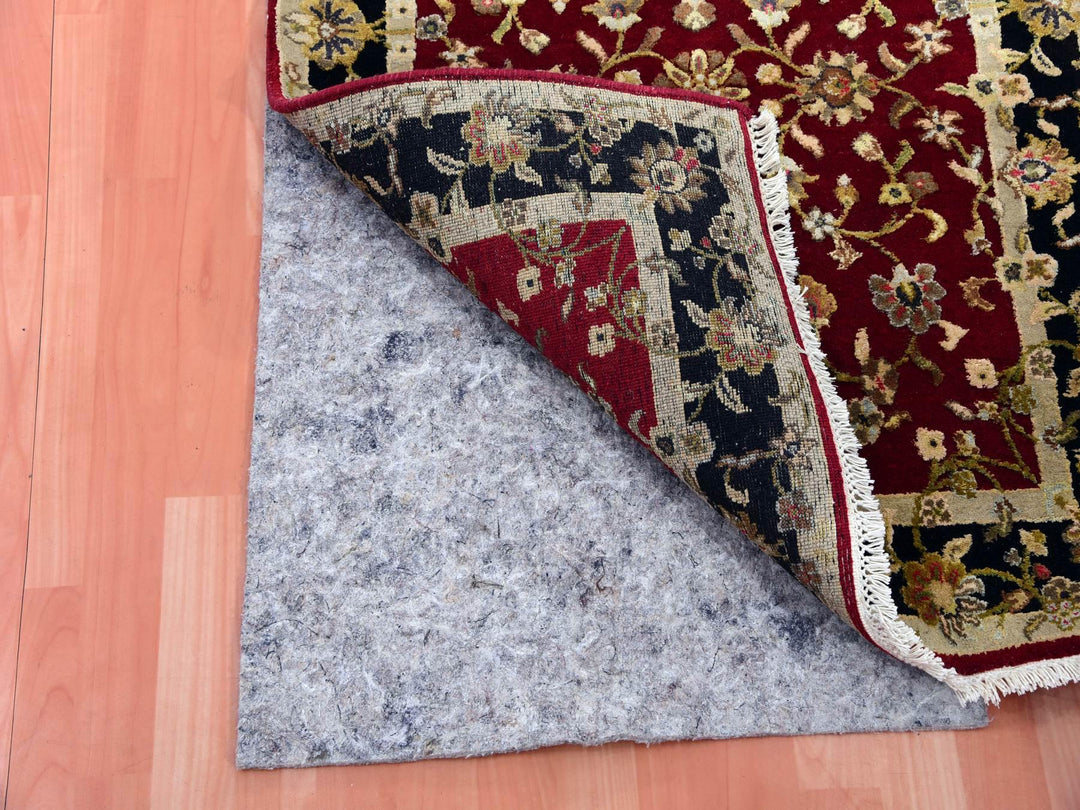 2'9" x 12'3" New Hand Knotted Red Wool Runner Oriental Rug - MOA10275378
