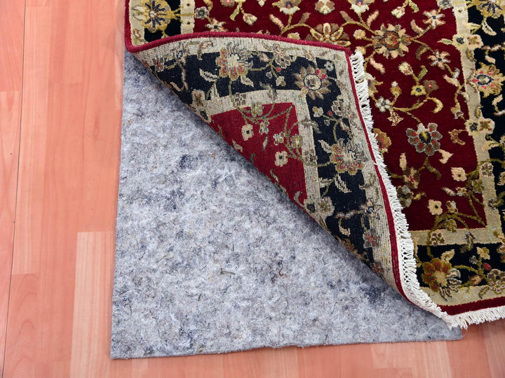 2'9" x 12'3" New Hand Knotted Red Wool Runner Oriental Rug - MOA10275378