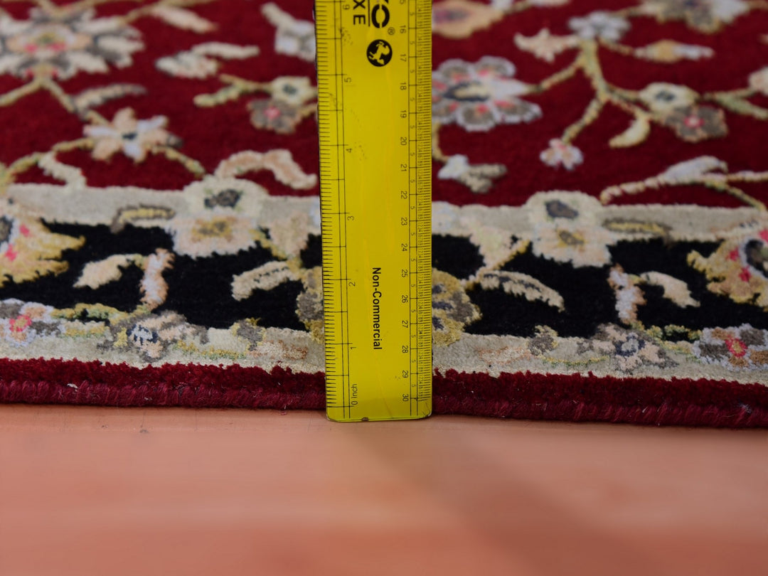 2'9" x 12'3" New Hand Knotted Red Wool Runner Oriental Rug - MOA10275378