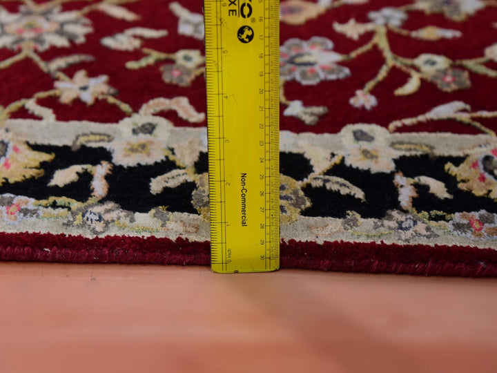 2'9" x 12'3" New Hand Knotted Red Wool Runner Oriental Rug - MOA10275378