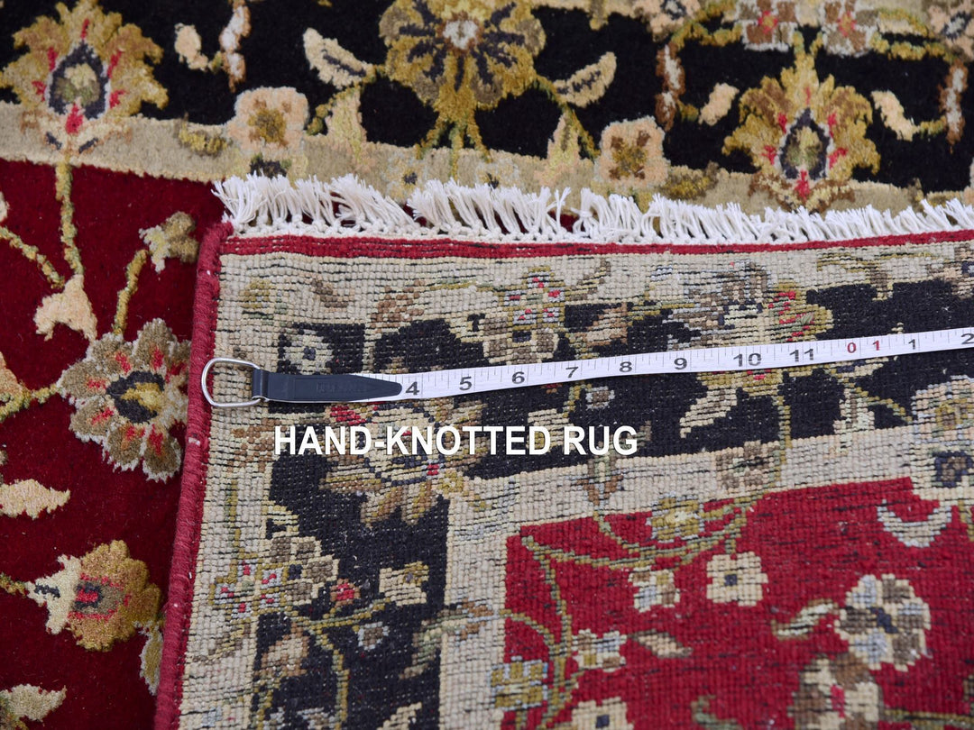 2'9" x 12'3" New Hand Knotted Red Wool Runner Oriental Rug - MOA10275378