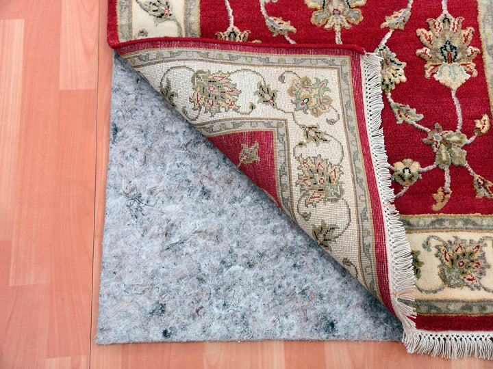 3'0" x 5'2" New Hand Knotted Red Wool Rectangle Oriental Rug - MOA10275404